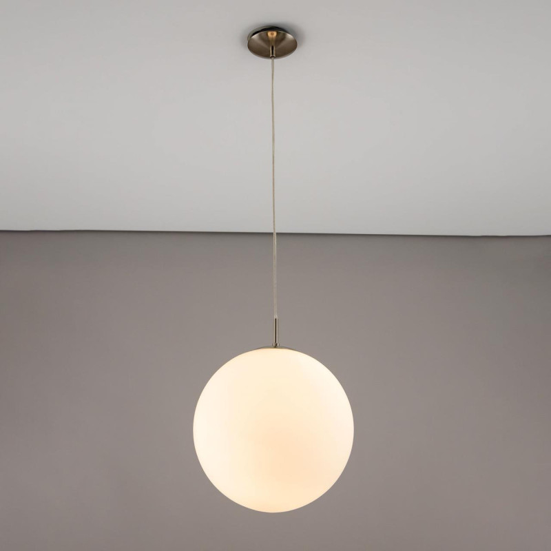 Светильник подвесной шар Citilux CL941301 серебро, диаметр 30 см