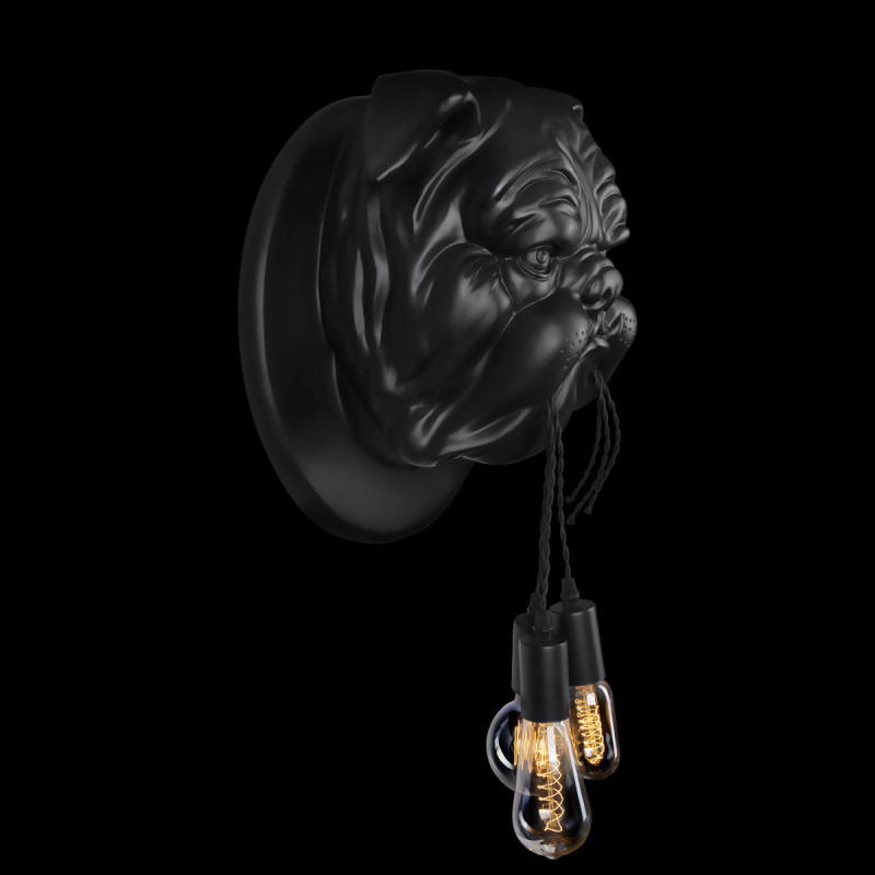 Светильник *41 см, 3*E27*W, Loft It 10177 Black Bulldog, Черный