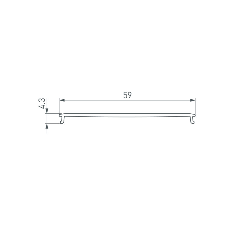 Экран Arlight 046404 200*6*0,43 см. Цена указана за 2 метра. Продается кратно 2 метрам.