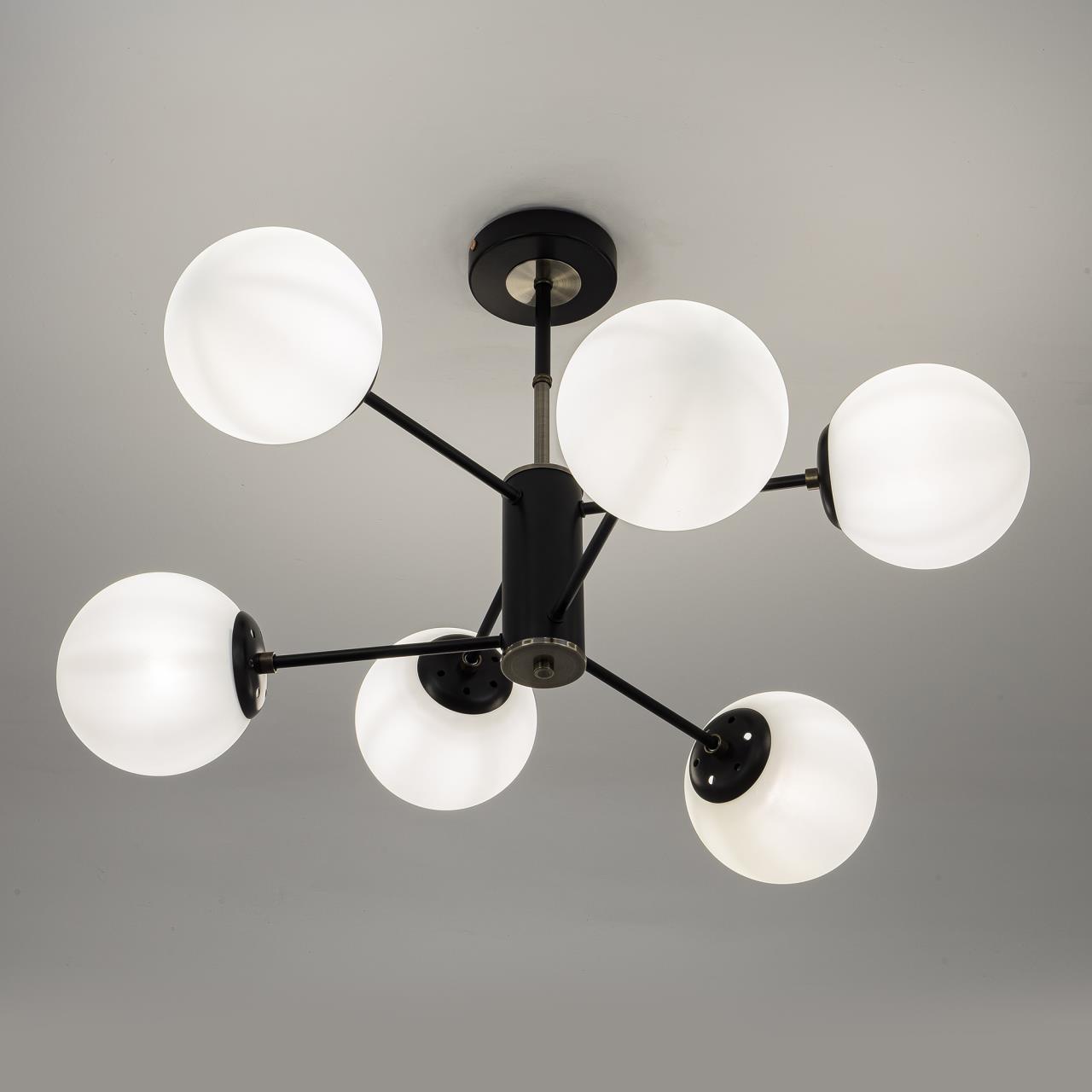 Светильник 72*72*43,5 см, Е 27 6x40W, Бронза, Чёрный MODEMODERN MD.8181.6