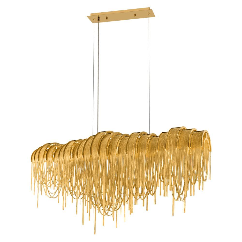 Подвесная люстра 115 см, Loft IT Volver 10404/1150L GD, золото