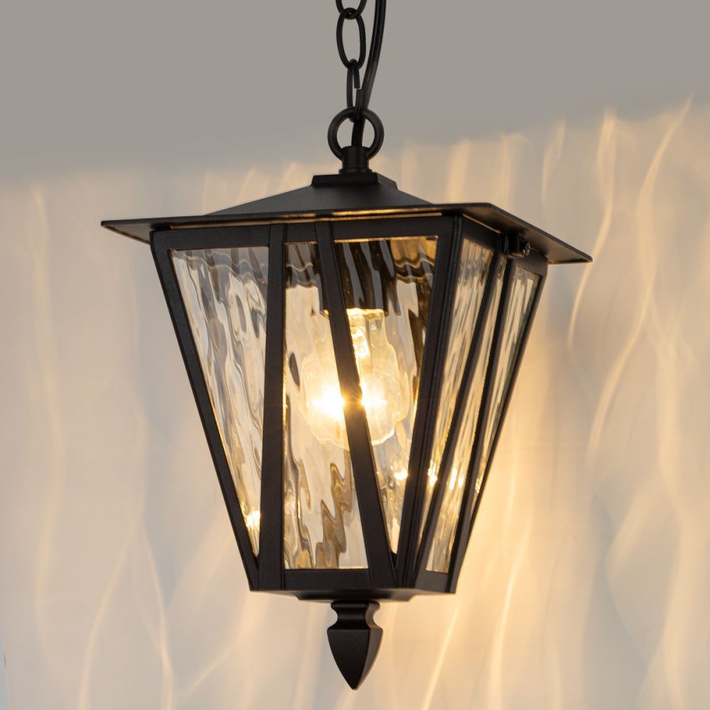 Уличный подвесной светильник 20 см, Citilux FORTS CLU09S, черный