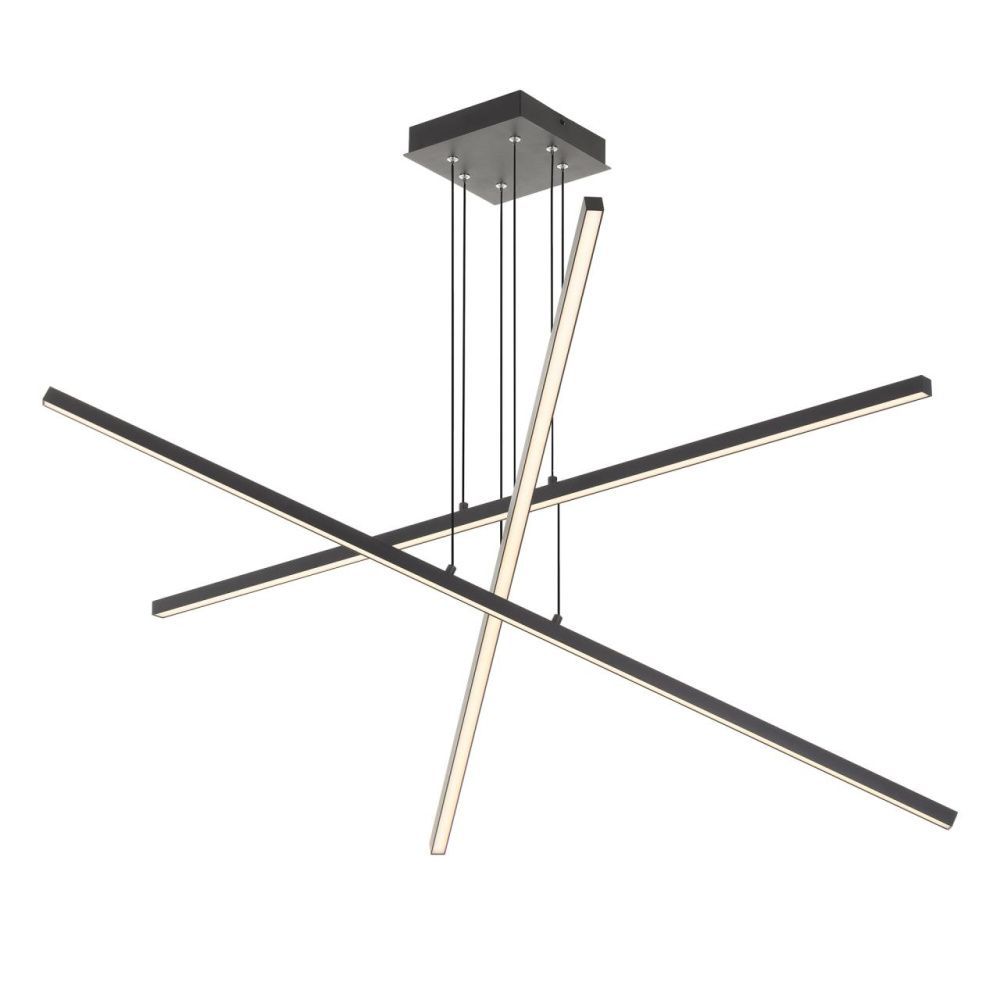 Подвесная люстра 120*125 см, 90W, 3000-6000K, Citilux Стиг CL203231 черный