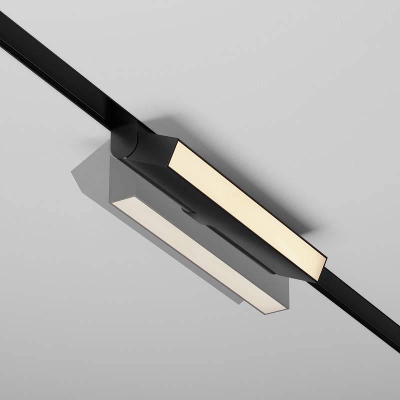 Трековый светильник 2,2*22,1*10,6 см, LED 12W 2700K 120° Maytoni Technical Basis Exility TR036-2-12W2.7K-B черный