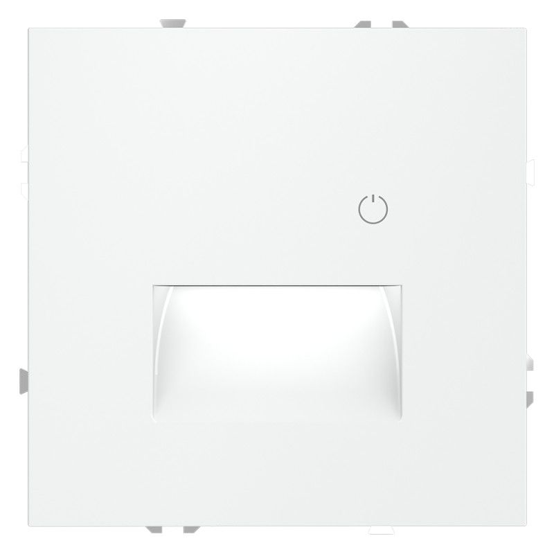 Подсветка светодиодная встраиваемая Voltum S70 с датчиком, белый матовый пластик Soft touch VLS070702