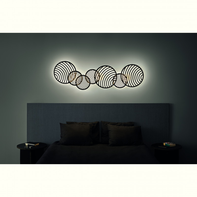 Светильник 68,5*40*13,6 см, LED *  40W, 3000К Mantra Colladge 7232, черный
