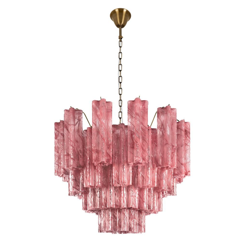 Подвесная люстра 60 см, Loft IT Murano 10580/600 Pink, бронза