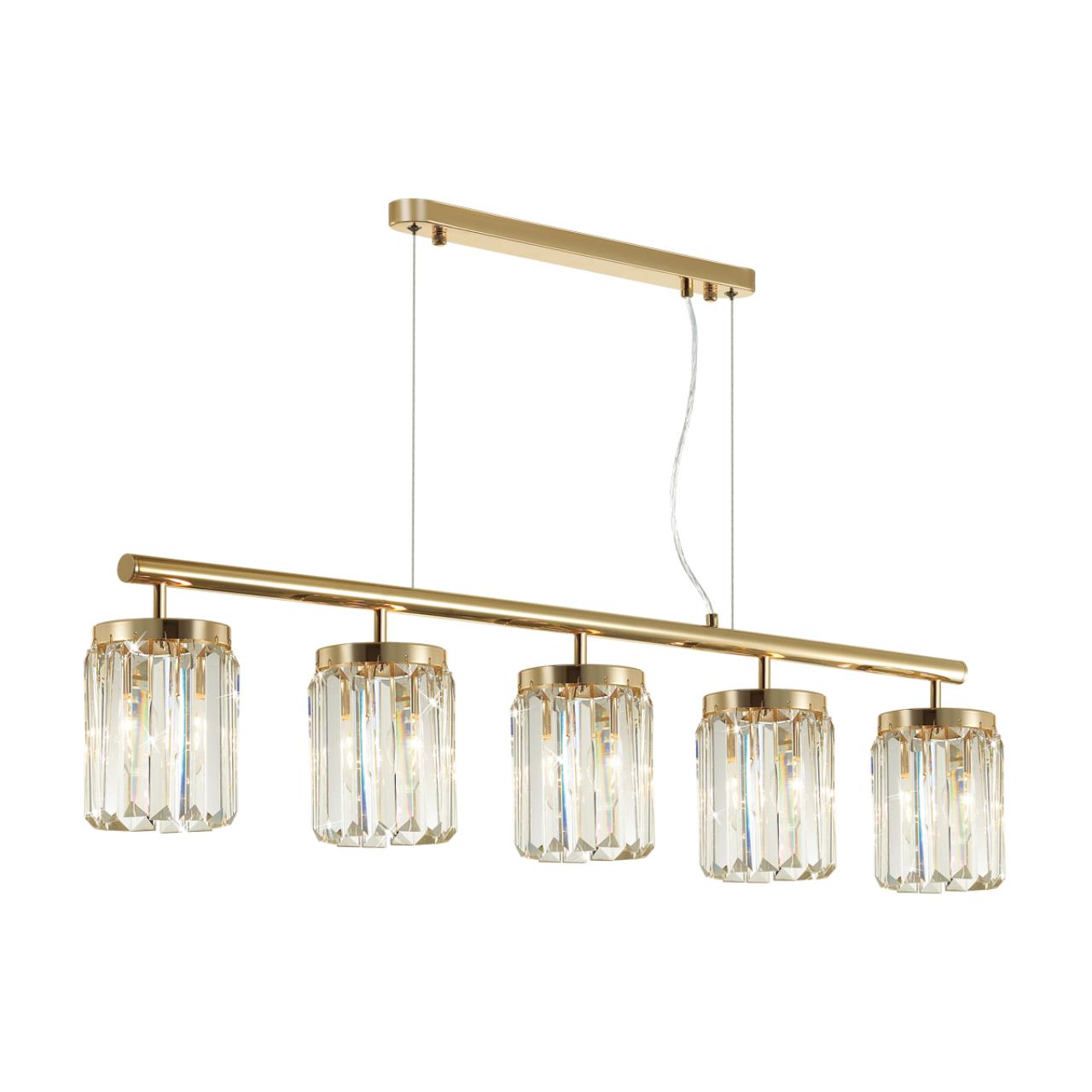 Подвесная люстра 110 см  Odeon Light Vassa 4987/5 Золото