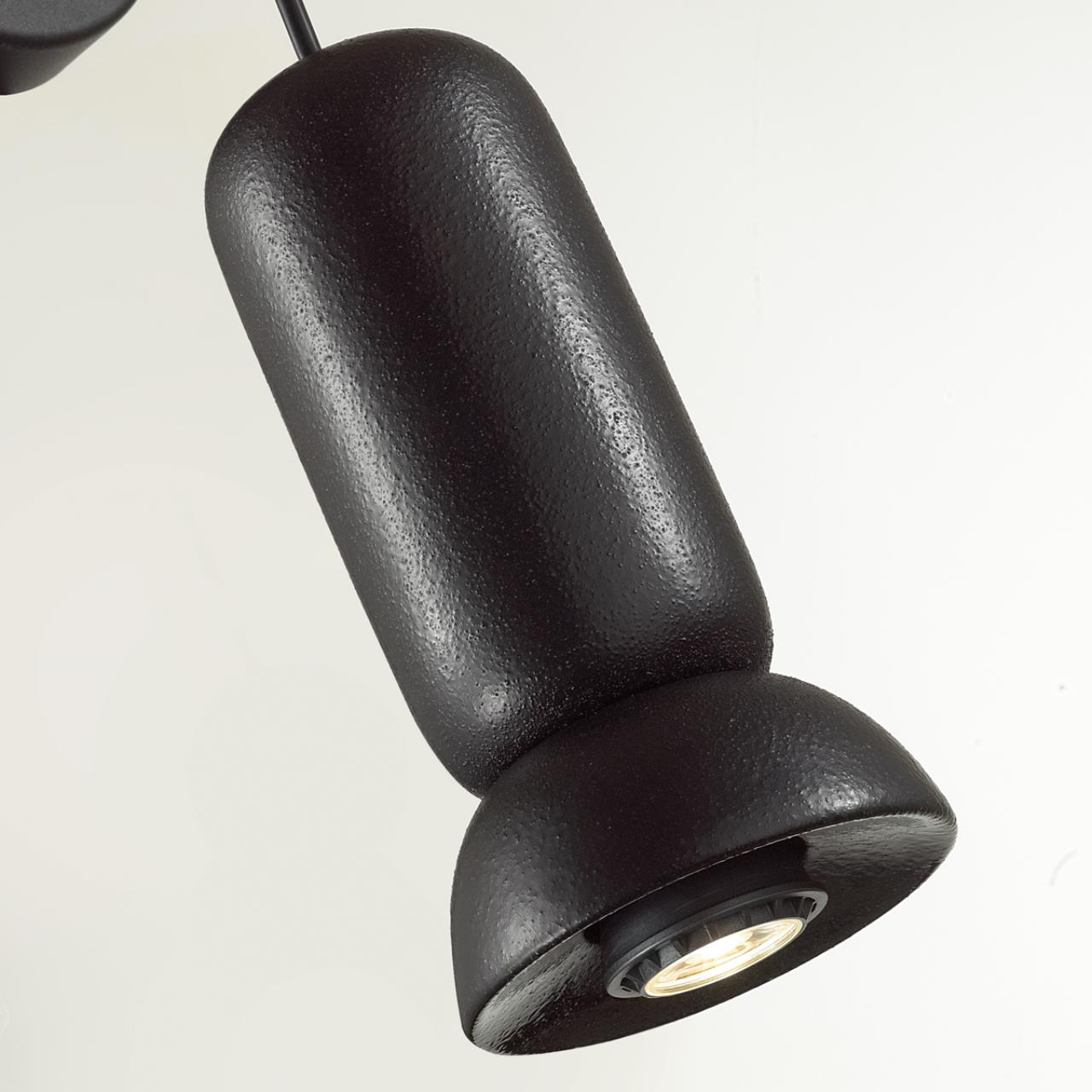 Бра 15*11*36 см, 1 GU10*4W, Odeon Light Kerama, черное 5054/1WD