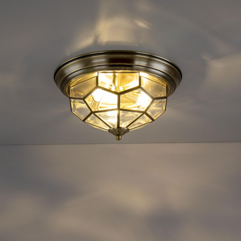 Потолочный светильник Citilux Витра-1 CL442530 бронза, диаметр 40 см