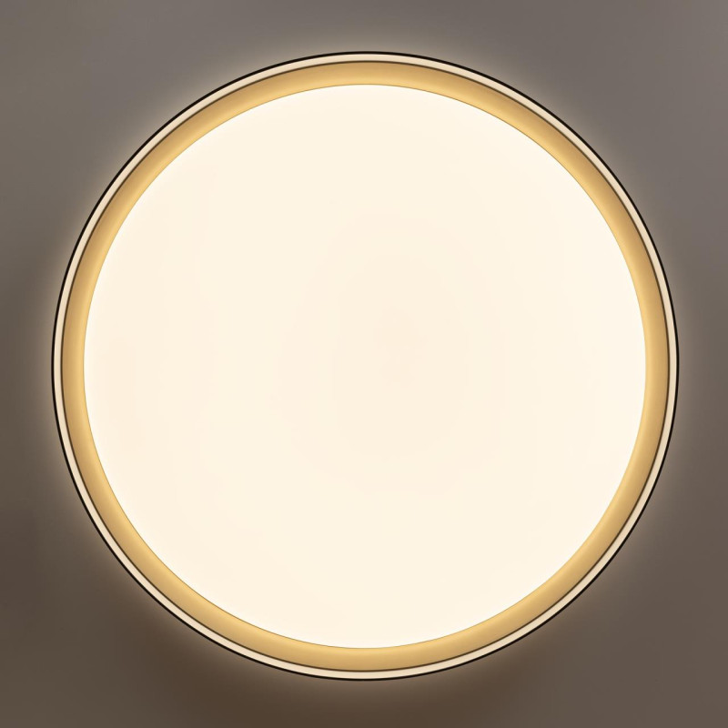 Светильник 50 см, 68W, 3000-5000K с пультом Citilux CL751451G BOSS Черный+Золото LED
