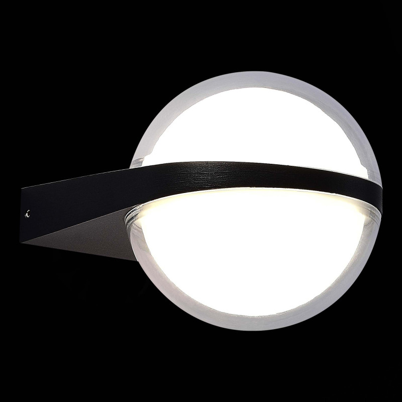 Светильник уличный настенный 13 см, 12W 4000K ST LUCE CELESTE SL9510.401.01 Черный