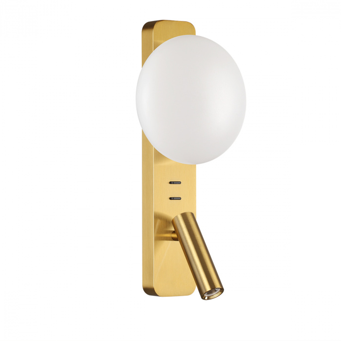 Бра 34 см, 5W, 3000K, Odeon Light Albergo 7050/5WL, бронза