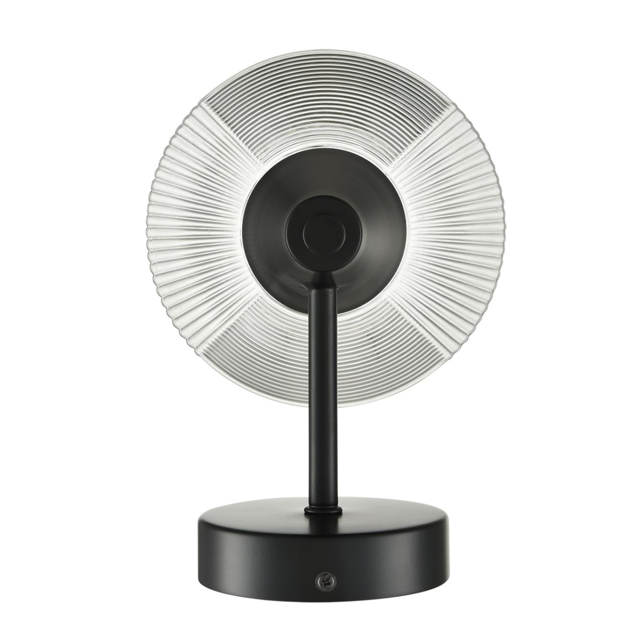 Бра 17*17,5 см, 1*E27 Lumion CORNE 6595/1W черный, прозрачный