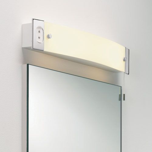 Светильник для подсветки зеркал Astro 0275 Shaver, хром/белое матовое стекло