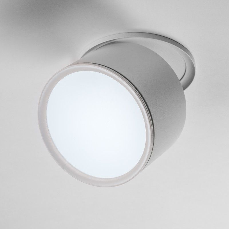 Спот *10*-6,4 см, *LED*12W, 3000/4000/6000K, Lightstar Acuto 215856, белый