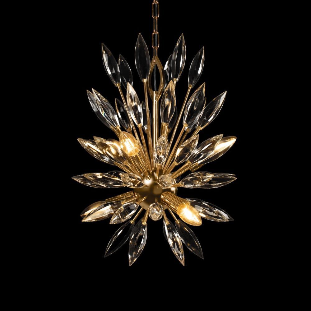 Подвесная люстра 26 см, Loft IT Splash 10418/6, золото