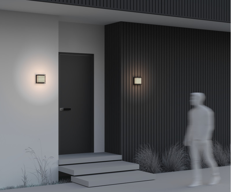 Светильник настенный 16,6*10*16,6 см, LED, 10W, 3000К, Maytoni Downing Street O020WL-L10B3K черный