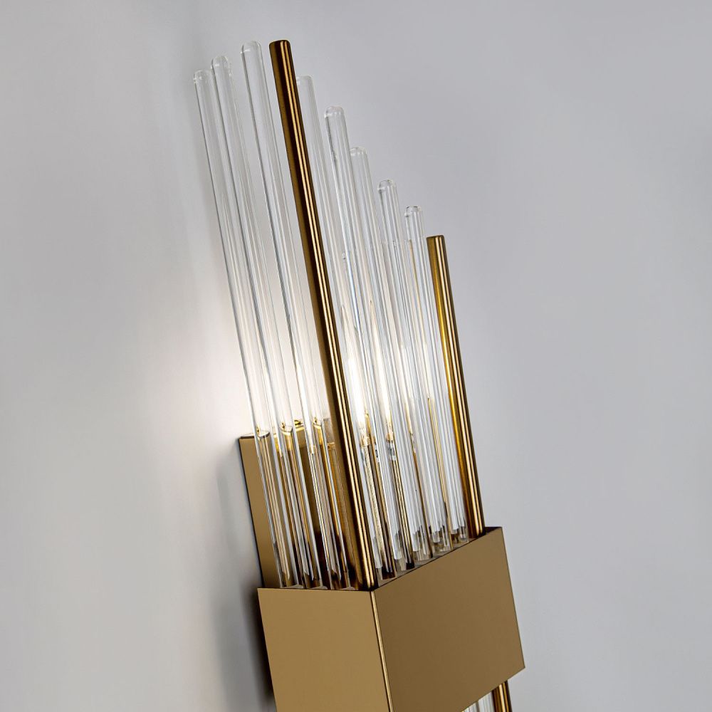 Бра 11*9*45 см, Е14 2x40W, Латунь MODELUX ML.515.02 BS