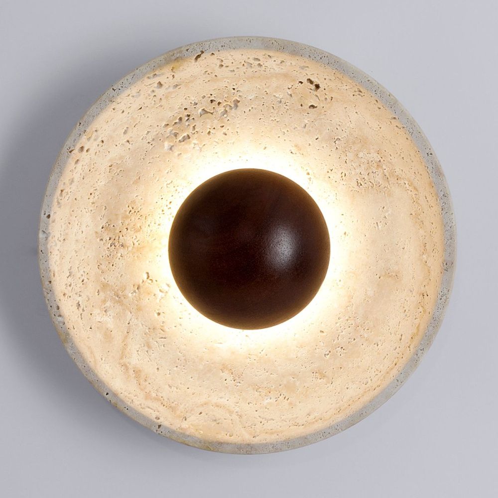 Настенный светильник 25 см, 5W, 4000K, Lussole LSP-4033, коричневый