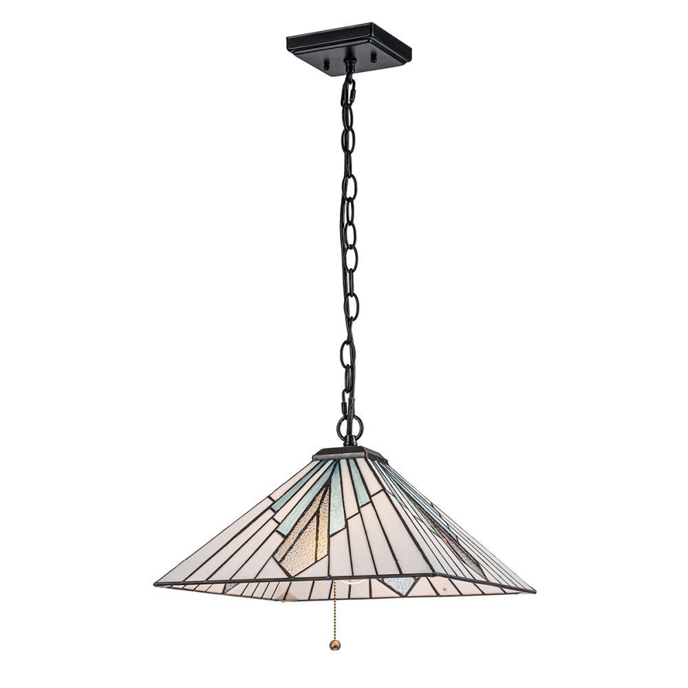 Подвесной светильник 38*38*25-183 см, E27*60W, Natural Concepts Elstead Lighting Alderley FE-TABBY-F-BB, выветренный цинк