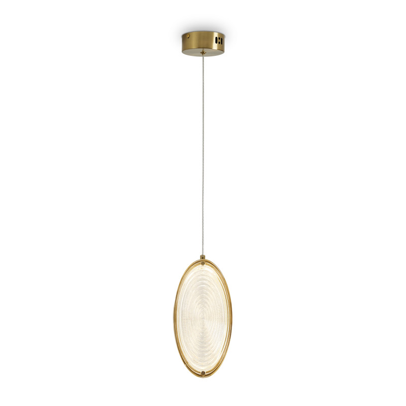 Светильник 14 см, 8W, 3000K, Freya Lolli FR6139PL-L8BS, латунь