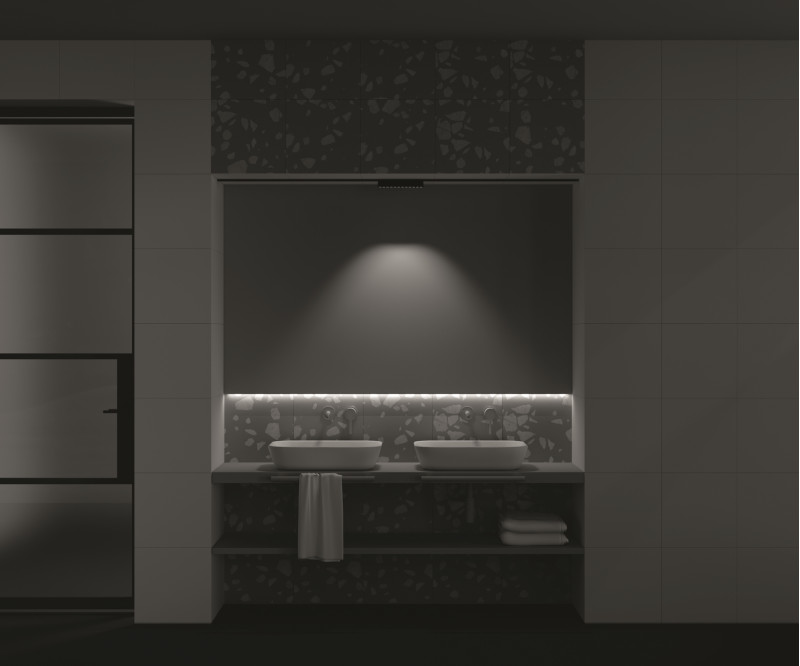 Светильник 22 см, 12W, 3000K, Maytoni Points TR082-1-12W3K-M-B, черный