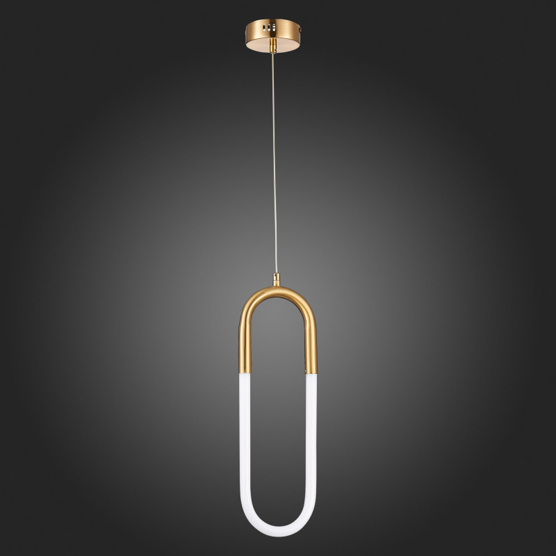Подвес 14 см, 14W 3000K ST LUCE MOFISTO SL1579.303.01 Латунь