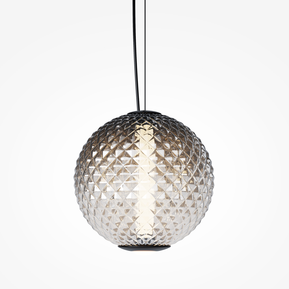 Подвесной светильник 24*39-329 см, *LED*12W, 3000K, Maytoni Bruma MOD397PL-L12B3K, Черный