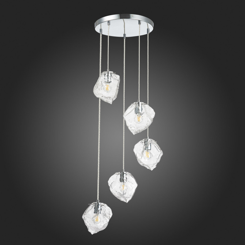 Светильник подвесной 48 см, ST LUCE PORTICI SL1175.103.05 Хром