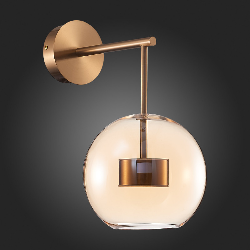 Бра 20 см, 7W 3000K ST LUCE BOPONE SL1133.301.01 Латунь