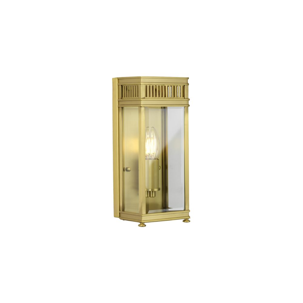 Настенный фонарь 11*13*37 см, E14*40W, Natural Concepts Elstead Lighting Holborn STARING-3P-DG-OPAL, никель
