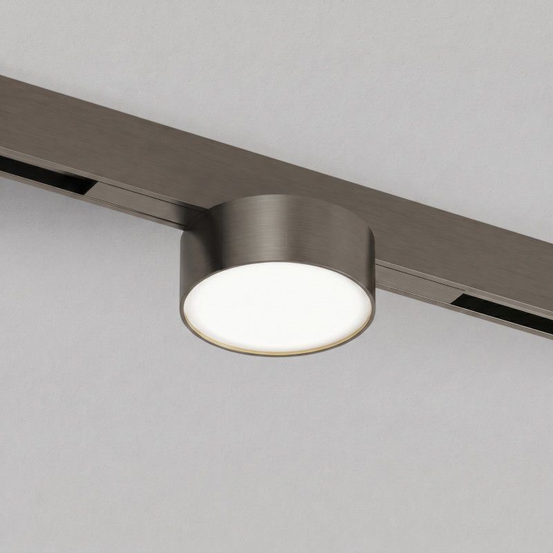 Светильник на шине 16*7,4*5,4 см, *LED*6W, 3000K, Denkirs SHINE PRIME FLOW 3000К | ШАЙН ПРАЙМ ФЛОУ 3000К DK4761-DN, темный никель