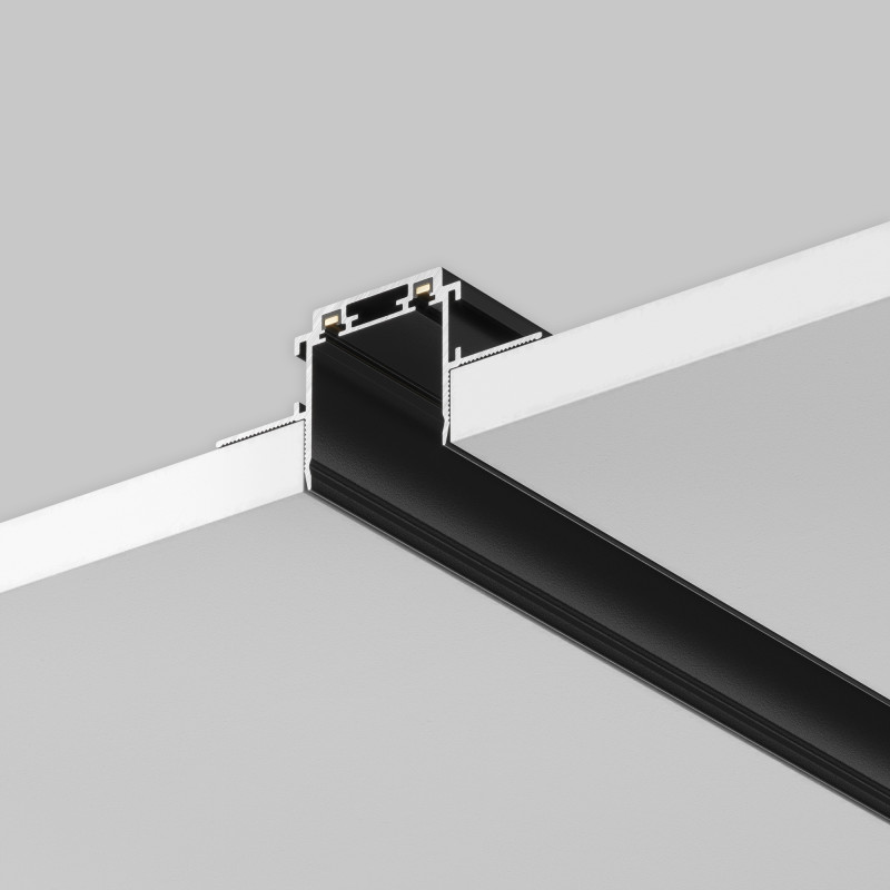 Шинопровод 200 см встраиваемый Maytoni Technical Magnetic track system Radity TRA084MP-12B черный