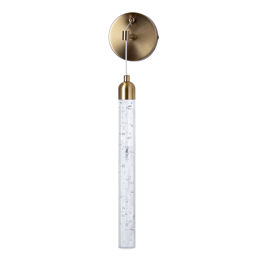 Подвесной светильник 45*17*10 см, 1*LED, 4W, 3000K Arte Lamp Bias A1802AP-5PB, Латунь
