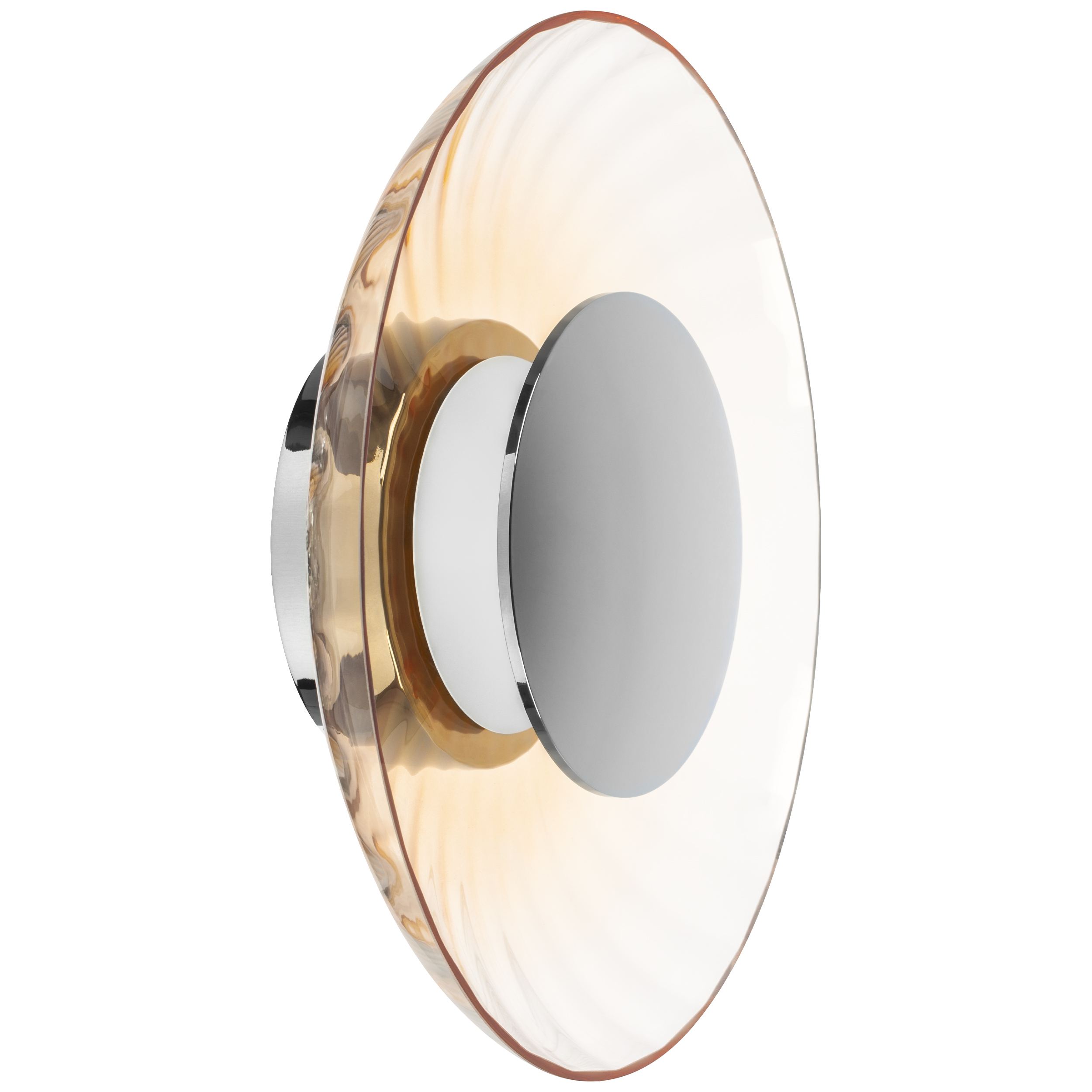 Настенно-потолочный светильник 42*10 см, 24W, 3000K, Lightstar Celesta 809023, Хром
