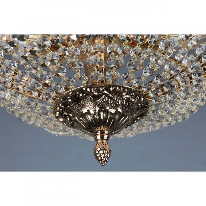 Люстра 37*35 см, 4*E27, 40W, Omnilux Omnilux 766 OML-76607-04, золотой