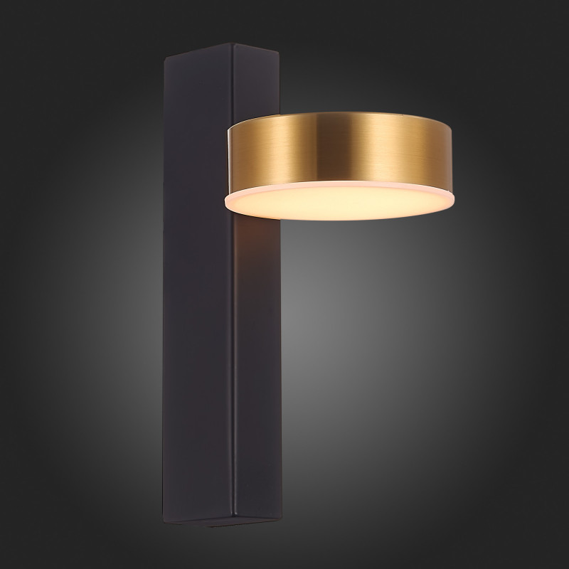 Светильник настенный 10 см, 7W 3000K ST LUCE PANCES SL6000.301.01 Черный