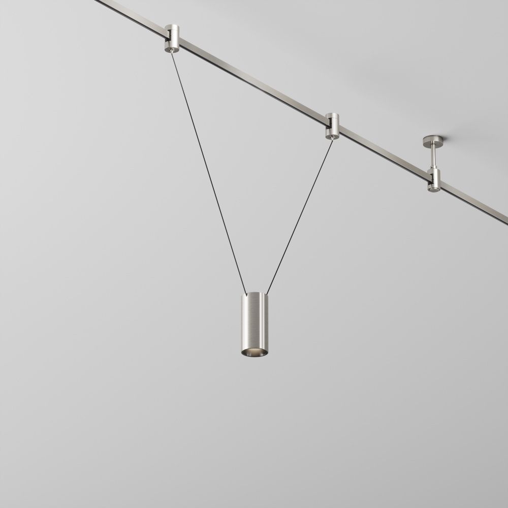 Трековый светильник  TR157-1-12W4K-PT *3,5*-12 см, *LED*12W, 4000K, Maytoni technical FLARITY TR157-1-12W4K-PT, Платина