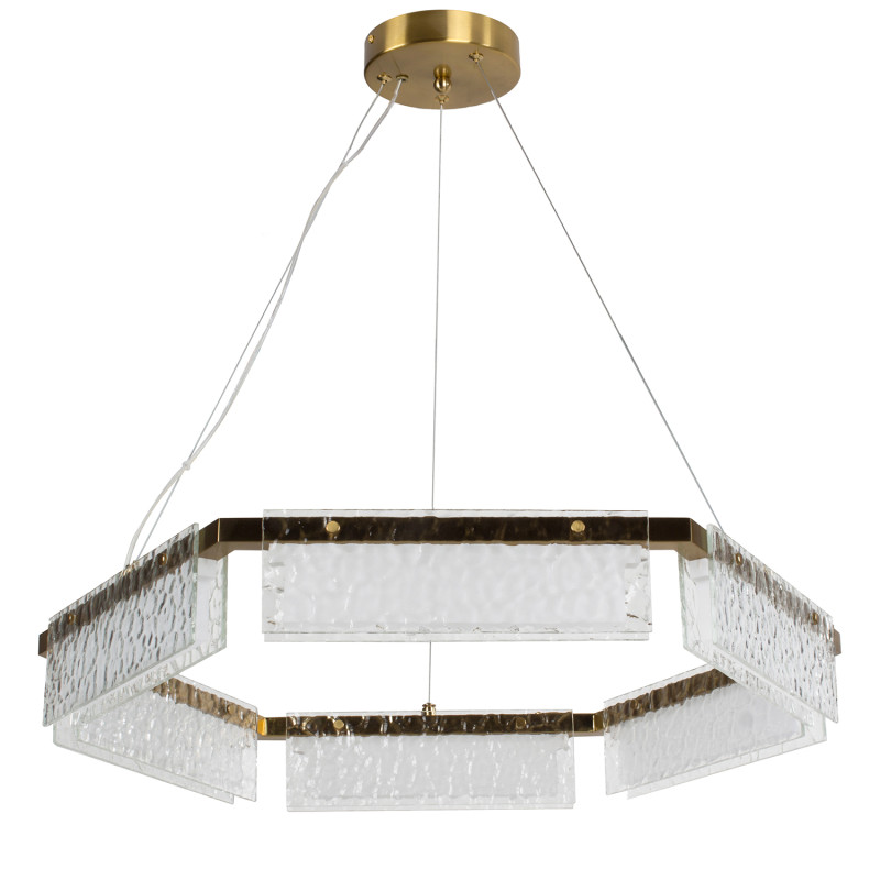 Подвесная люстра 70*100 см, 30W, Favourite Gelido 4518-6P Матовое золото