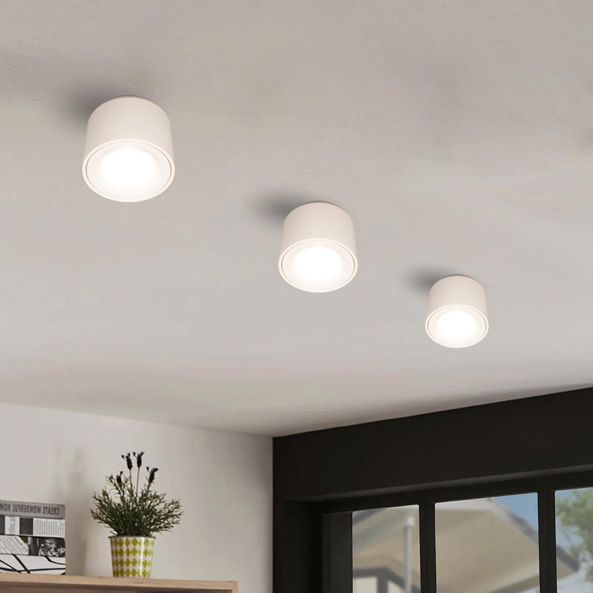 Светильник 9 см, 7W, 4000K, Loft It Tictac 10219 White 4000K, белый