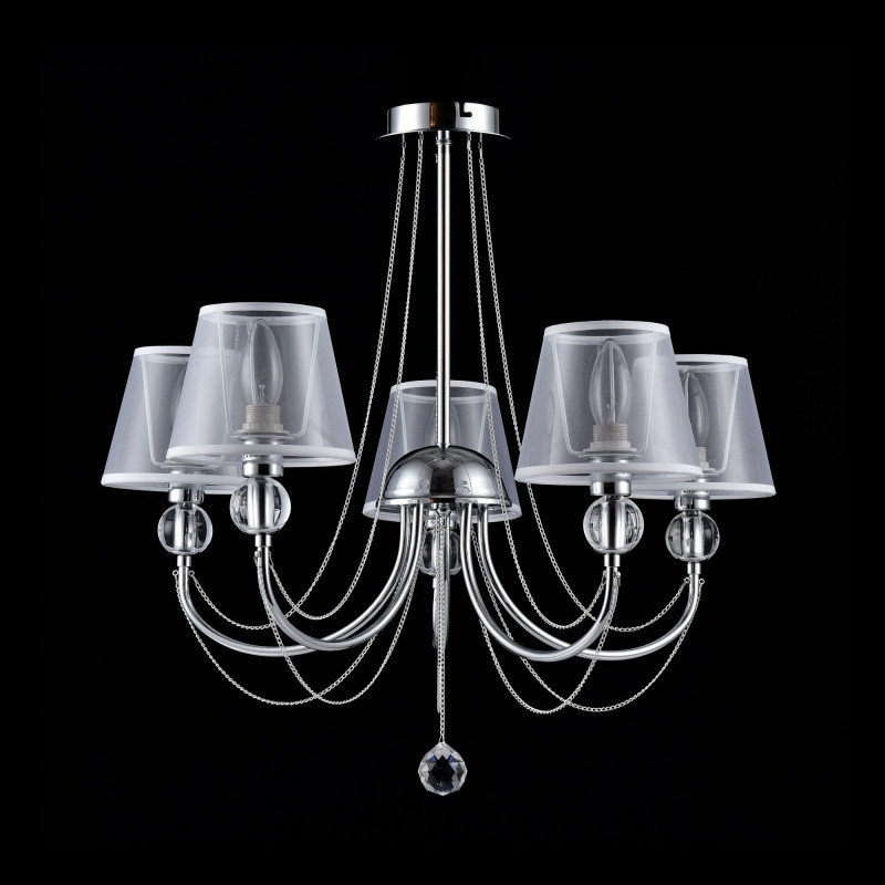 Подвесная люстра Диаметр 63 см Freya Beverly FR5661-PL-05-CH Хром