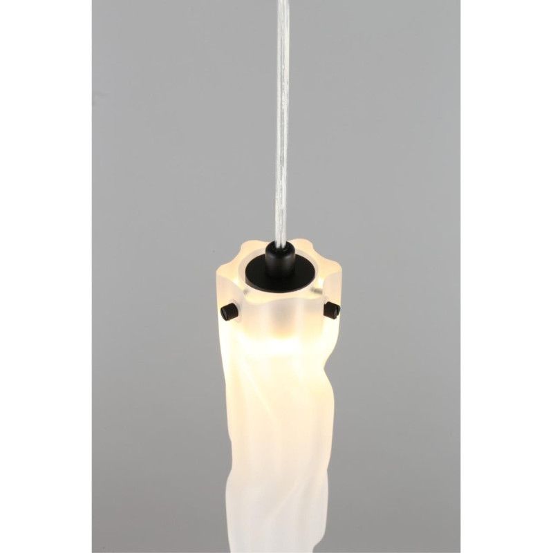 Подвесной светильник 6*55-180 см, 1*LED, 6W, 3000K, Aployt Dzhosi APL.326.06.01, черный