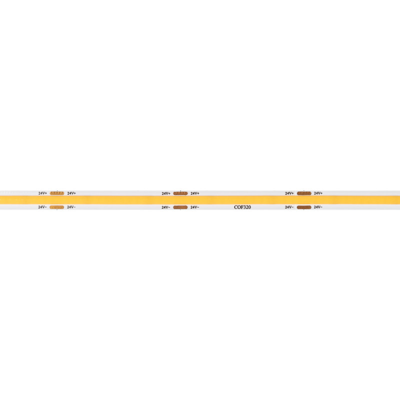 Лента COB-X320-8mm 24V Warm3000(8 W/m, IP20, CSP, 5m), Arlight 039022. Цена указана за 5 метров. Продается кратно 5 метрам.