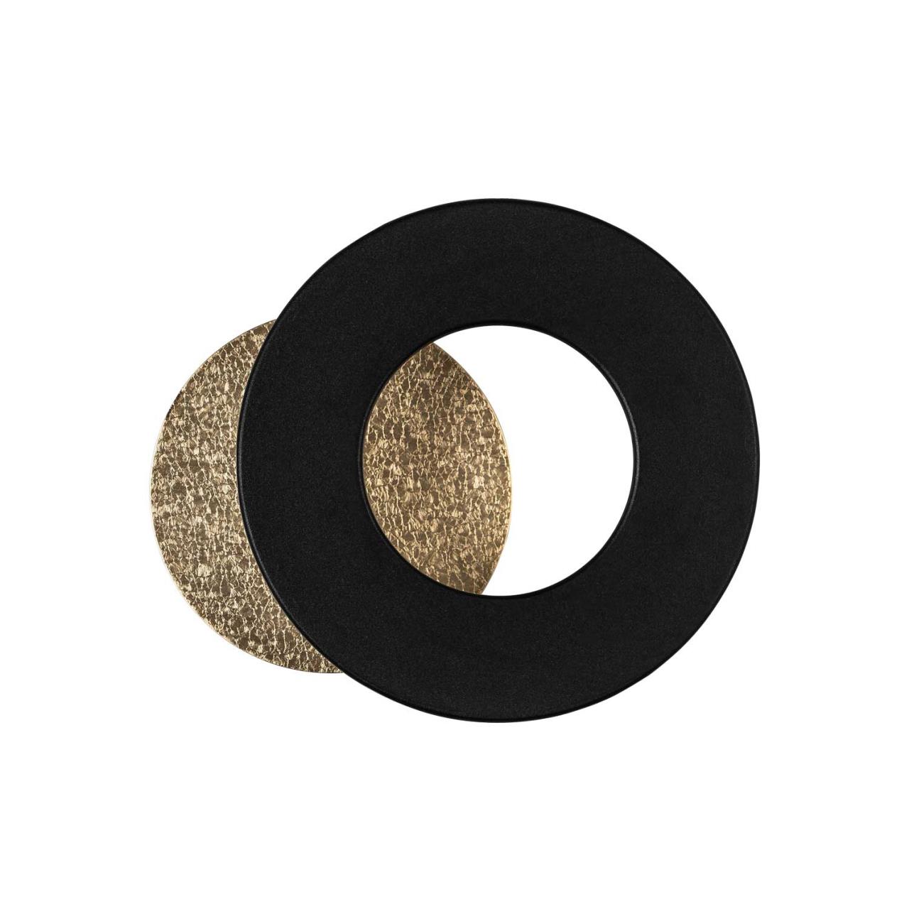 Бра 21 см, 12W, 4200K, Modelux MS.1520.210 Золото, Чёрный