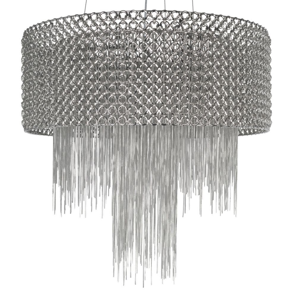 Подвесная люстра 50 см, Loft IT Opera 10406/500, никель 