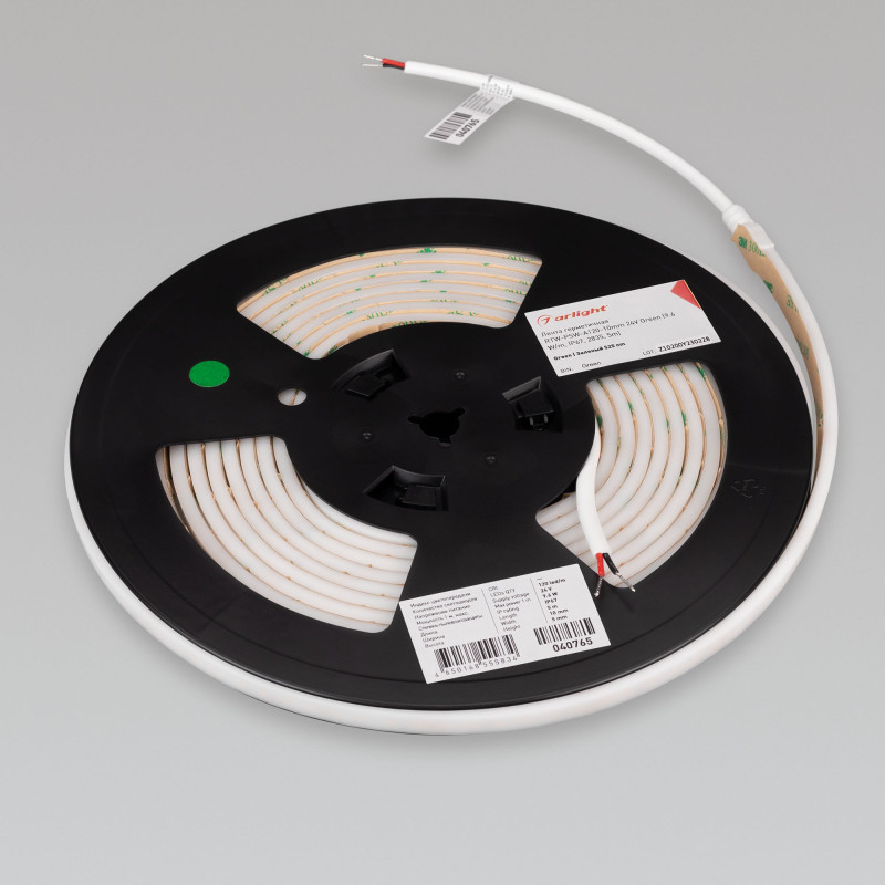 Лента герметичная RTW-PSW-A120-10mm 24V Green (9.6 W/m, IP67, 2835, 5m) (Arlight, 5 лет) 040765. Цена указана за 5 метров. Продается кратно 5 метрам.