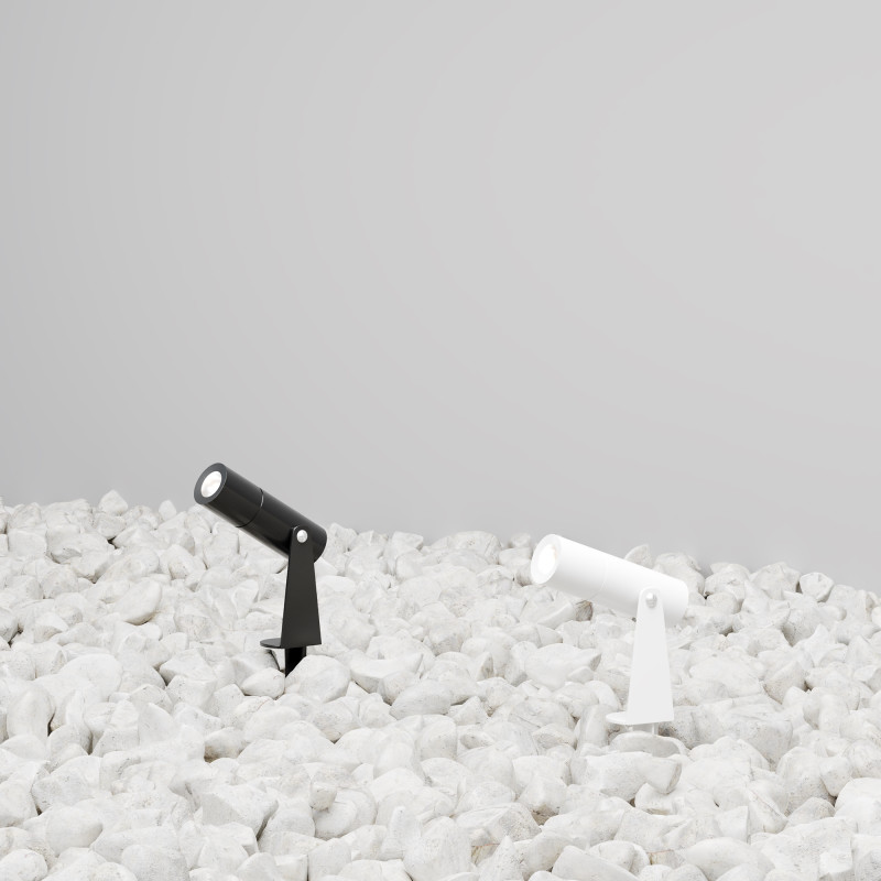 Ландшафтный светильник  2,6*0*8*7,3 см, LED 2W, 3000К, Графит Maytoni Bern O050FL-L2GF3K