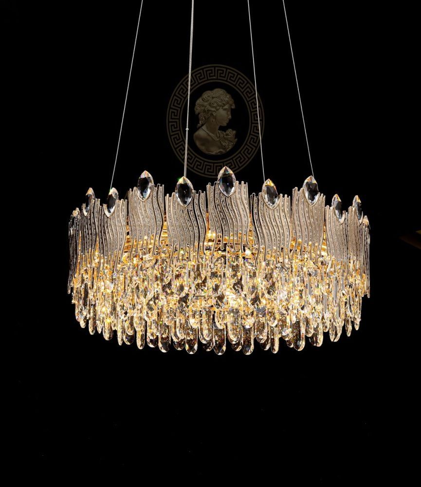 Люстра 9950-650, D650 / H265 E14, W, K, Alva Donna, Золото