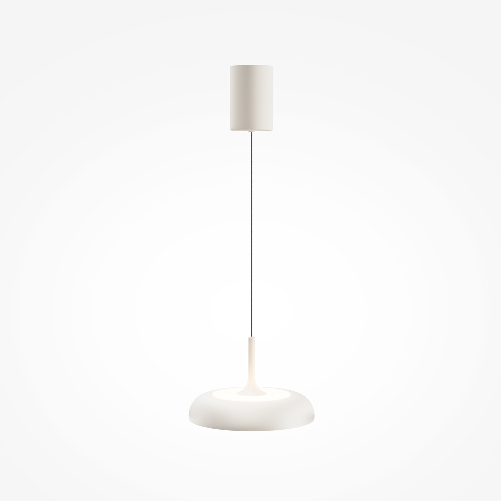 Подвесной светильник 30*38-200 см, *LED*31W, 3000K, Maytoni Gerhard MOD189PL-L30W3K, Белый